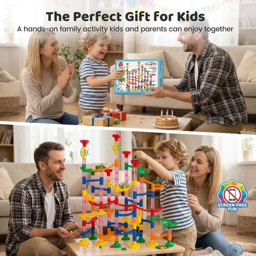 Vista 7 de Marble Run, juego de laberinto de mármol de 133 piezas