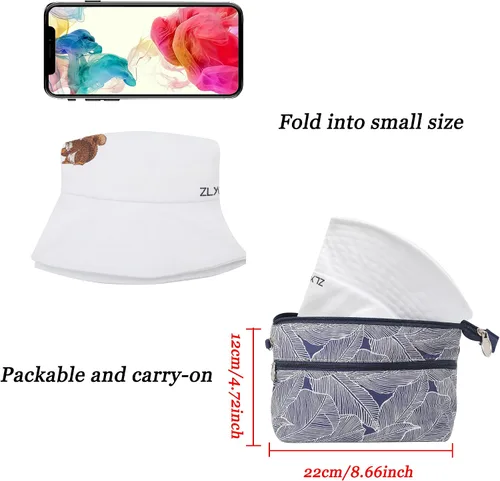 Vista 166 de ZLYC Gorra de pescador bordada de moda unisex para hombres y mujeres