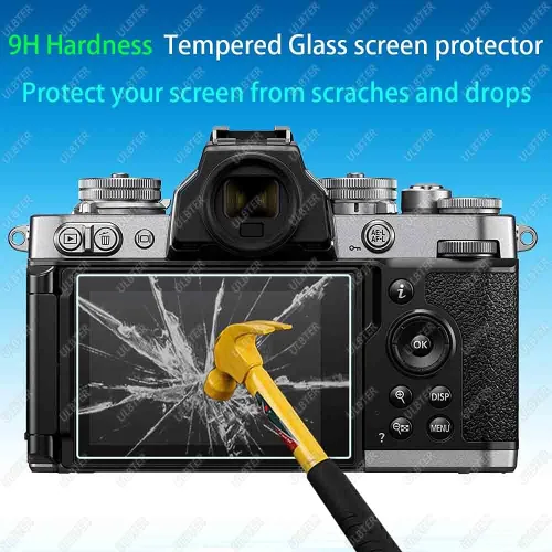 Vista 3 de ULBTER Protector de pantalla para cámara Nikon Z fc Zfc y cubierta de zapata [3+2 unidades]