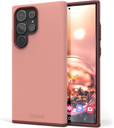 Vista 48 de Crave Dual Guard para Samsung Galaxy S22 Ultra, Verde bosque, Funda para teléfono celular, Protección a prueba de golpes, Doble capa, TPU/PC