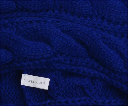 Vista 3 de NEOSAN Bufanda espesor para mujer tejido acanalado invierno ciclo círculo infinito