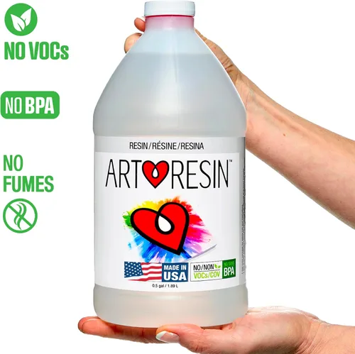 Vista 5 de ArtResin Resina Epoxy, profesional, no tóxica, transparente, garrafón de 1 galón (3,78 L)