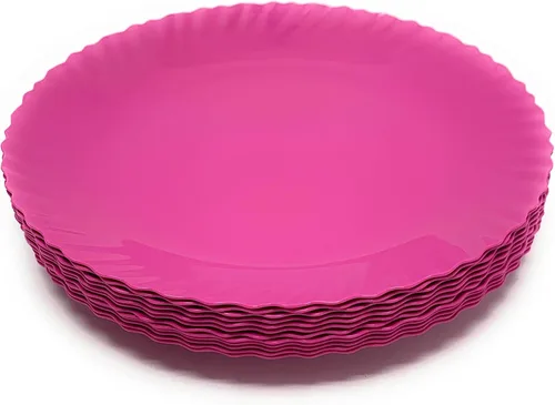 Vista 39 de Mintra Home Colección Curly (Plato de 9.75 pulgadas - 12 piezas, Azul)