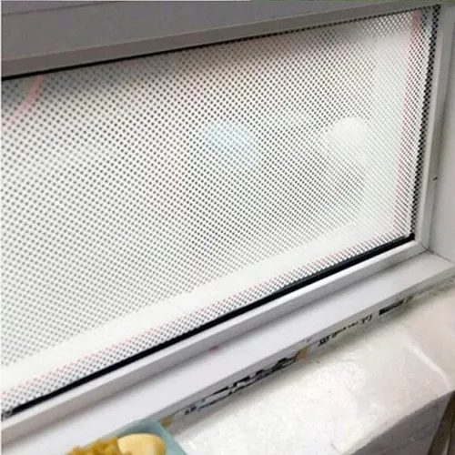 Vista 5 de ECYC Película autoadhesiva para ventana, calcomanías de malla transparente, calcomanías de privacidad para ventana, decoración de puerta de vidrio