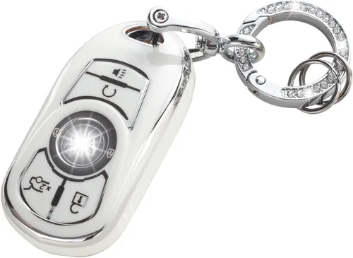 Vista 14 de YO&YOYE Funda para Llavero de TPU con Anillo para Llaves