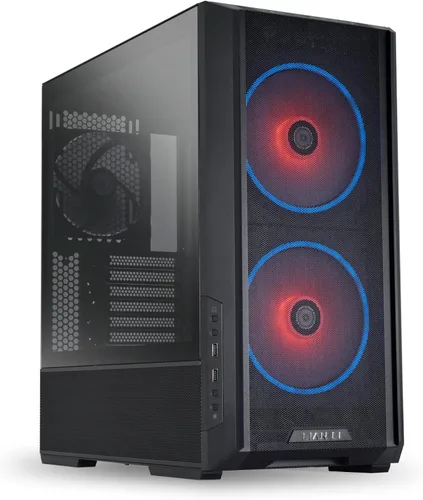 Vista 8 de Lian Li Lancool 207 Compact ATX RGB Carcasa de Computadora para Juegos, Chasis de Torre con Paneles de Malla Optimizados para el Flujo de Aire