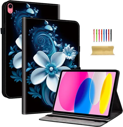 Vista 24 de Dteck Funda delgada para Apple iPad mini de 8.3 pulgadas (A17 Pro), Mini (6ª generación) de 8.3 pulgadas con función de encendido automático