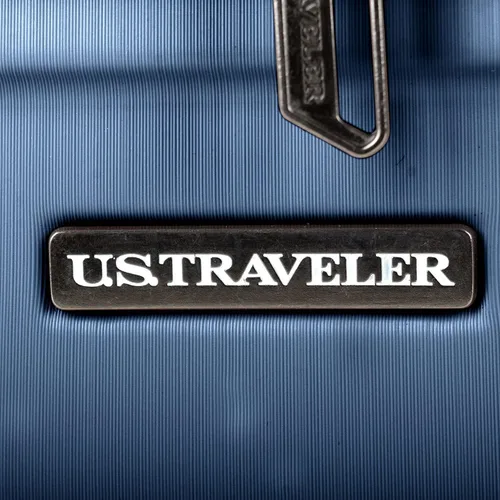 Vista 5 de U.S. Traveler Boren - Maleta de viaje de policarbonato resistente con 8 ruedas giratorias, asa de aluminio