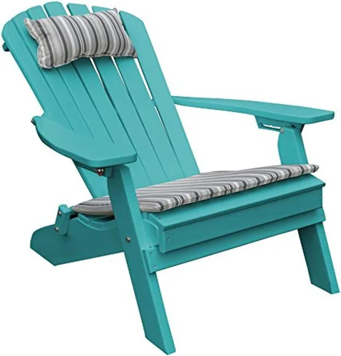 Vista 7 de A & L Furniture Polywood - Silla Adirondack plegable/reclinable, tamaño único, Naranja