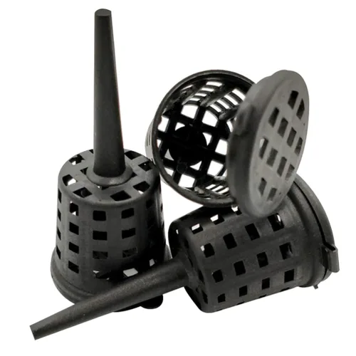 Vista 7 de Happyyami 50 cestas de fertilizante para bonsái, caja de fertilizante de plástico, cesta de fertilizante con cubierta para plantas de cultivo