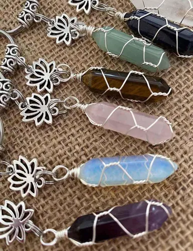 Vista 9 de Loodial - Llavero con diseño de flor de loto