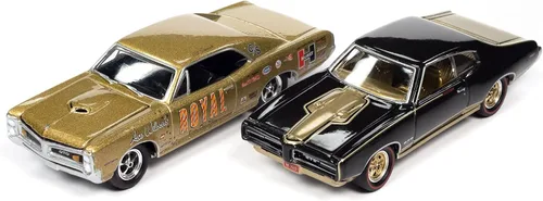 Vista 2 de Johnny Lightning Paquete de 2 temas 2021 R2 versión A Royal Bobcat,JLSP161A