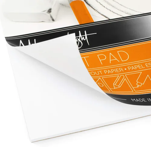 Vista 3 de Ashton and Wright - Bloc de diseño semitransparente A4 - Papel de 1.76 oz/m² - 60 hojas - Paquete de 2