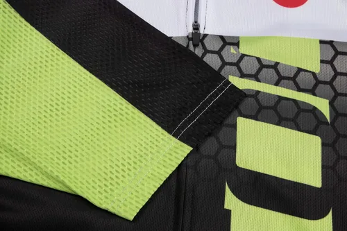 Vista 44 de Coconut Ropamo CR - Conjunto de camiseta de ciclismo para hombre, con cremallera y bolsillo con pantalones cortos con acolchado 4D