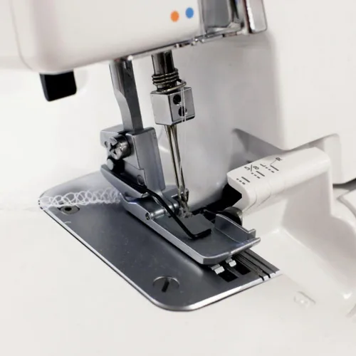 Vista 3 de Janome Máquina de coser mecánica MyLock 634D con 4 piezas de bonificación de agradecimiento al cliente