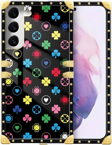 Vista 114 de Funda compatible con Samsung Galaxy S10 4G, TPU suave de lujo y parte trasera de policarbonato duro para niñas y mujeres, funda protectora a prueba
