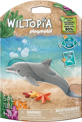 Vista 4 de Playmobil Wiltopia Dolphin Animal Figura