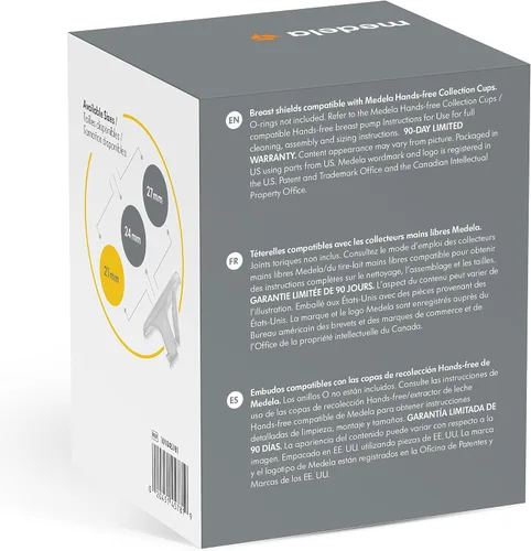 Vista 3 de Medela - Protector de pecho para bombas manos libres Colección Copas 0.827 in 2