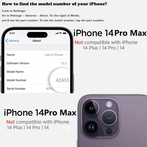 Vista 2 de J.west Funda para iPhone 14 Pro Max de 6.7 pulgadas, diseño moderno de ramo de flores botánicas con estampado de flores botánicas de jardín
