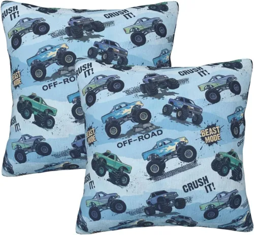 Vista 12 de Perinsto Juego de 2 fundas de almohada decorativas de flores de crisantemo azul, fundas de almohada suaves para sofá, cama, decoración del hogar, 16