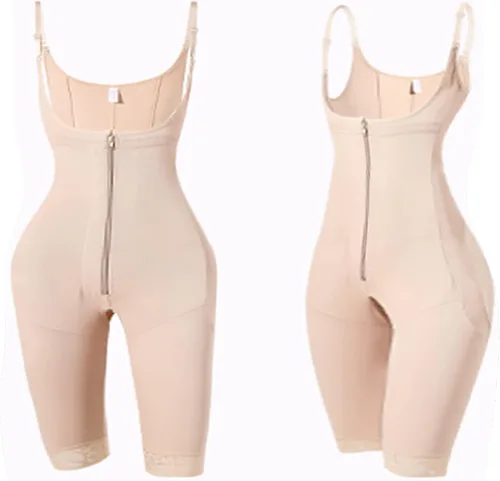 Vista 5 de Full Body Shapewear for Women Tummy Control Shapewear Bodysuit Colombian Fajas for Women Mid Thigh Body Shaper Stage 1 2 Faja