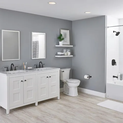 Vista 2 de American Standard 7018801.295 Edgemere - Grifo de baño amplio, níquel cepillado