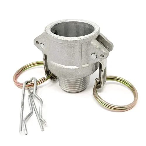 Vista 9 de Gloxco Aluminio tipo B leva y ranura de montaje, 1" Camlock hembra x 1" macho NPT (CAM-10-B-AL)