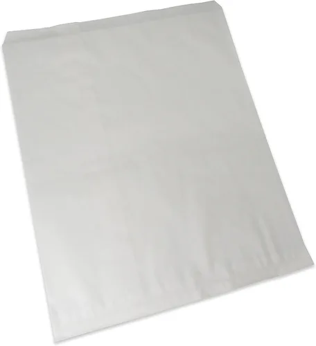 Vista 3 de CuteBox 100 bolsas de regalo de papel plano blanco (12 x 15 pulgadas) para mercancía, manualidades, recuerdos de fiesta, venta al por menor