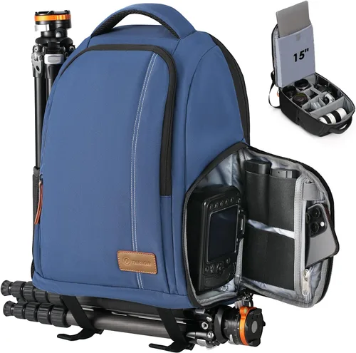 Vista 11 de TARION Mochila de cámara para fotógrafos compacta 15L, TB04 Negro