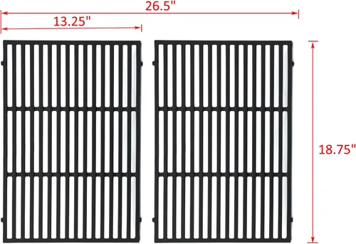 Vista 5 de 66095 66802 Piezas de repuesto de rejillas para Weber Genesis II E-310 II E-315 II E-335 II GS4 II E-330 LX E-340 Piezas de parrilla Weber Genesis