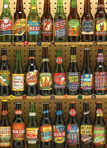 Vista 2 de Cobblehill 80082 - Rompecabezas de colección de cerveza (1000 piezas)