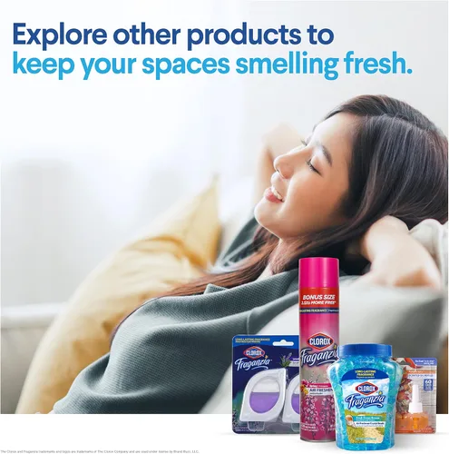 Vista 7 de Clorox Fraganzia Crystal Beads Ambientador con aroma hawaiano de escape, desodorante de habitación de larga duración, cuentas de gel eliminador