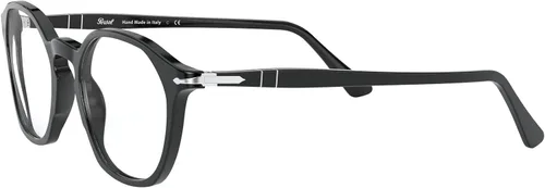 Vista 3 de Persol PO3238V - Marcos redondos para gafas graduadas, Negro (blackDemo Lens)
