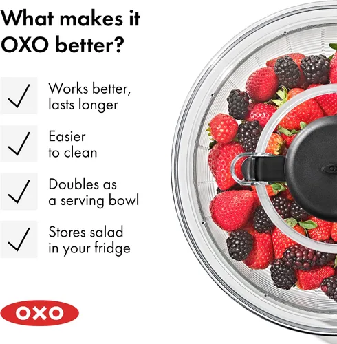 Vista 10 de Mezclador de vegetales de OXO Good Grips, L, Blanco