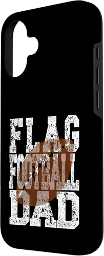 Vista 2 de Flag Football Dad - Player Parent Case for iPhone 16