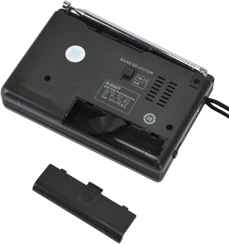 Vista 6 de R-202T Audio - Banda portátil AM/FM/TV para uso en interiores y exteriores con auriculares externos