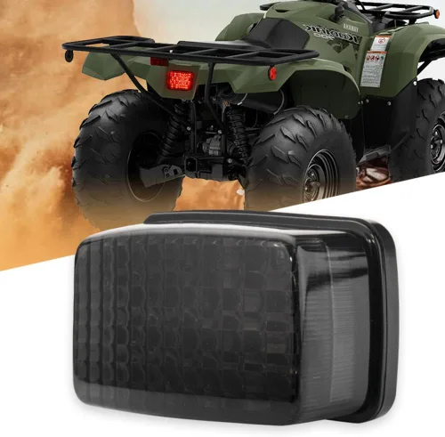 Vista 8 de Luz trasera de freno para cuatrimoto, luces de freno LED compatibles con Yamaha Grizzly Big Bear Bruin Kodiak Wolverine Rhino Viking 5KM-8472C-10-00