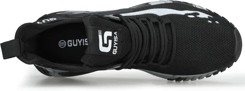 Vista 2 de WOWSTICK Zapatillas de deporte ligeras del dedo del pie de la seguridad del trabajo, zapatos ligeros respirables durables