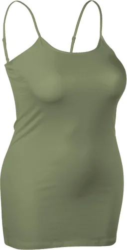 Vista 133 de Emmalise Camisola larga casual básica para mujer, con tirantes ajustables, top en capas