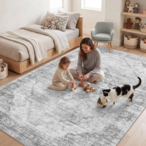Vista 23 de Garvee Alfombra vintage Beige