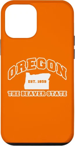 Vista 16 de iPhone 16 Oregon Souvenir Vacation Est 1859 The Beaver State Adults Case