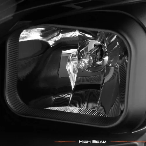 Vista 10 de AKKON - Para faros delanteros de proyector Chevy Malibu 2013-2015 [For Halogen Model Only] C-Shape LED DRL Daytime Running Light Black Housing