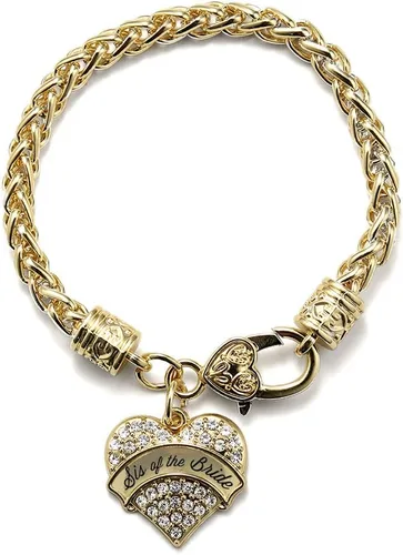 Vista 20 de Inspired Silver - Pulsera de plata con dije de corazón pavé con circonitas cúbicas