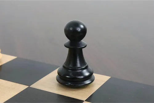 Vista 8 de Juego de piezas de ajedrez profesional Staunton de 3" - Boj ebonizado ponderado