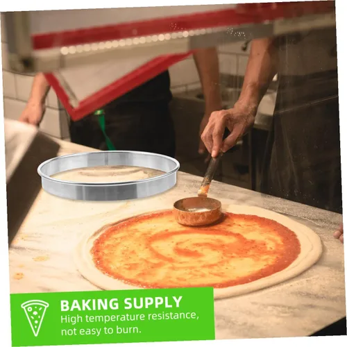 Vista 3 de Cabilock 1pc Pizza Saucing Ring Herramienta práctica para hornear pizza para uso doméstico, accesorio para relleno de bollos y magdalenas