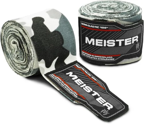 Vista 17 de Vendas para mano semielásticas de 180 pulgadas Meister Adult, vendas para MMA (artes marciales mixtas) y boxeo (par) todos