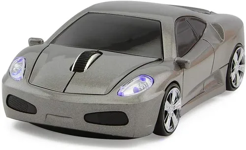 Vista 5 de PC ratón inalámbrico para coche ratón óptico de escritorio portátil Gaming Computer Ratones (Azure)