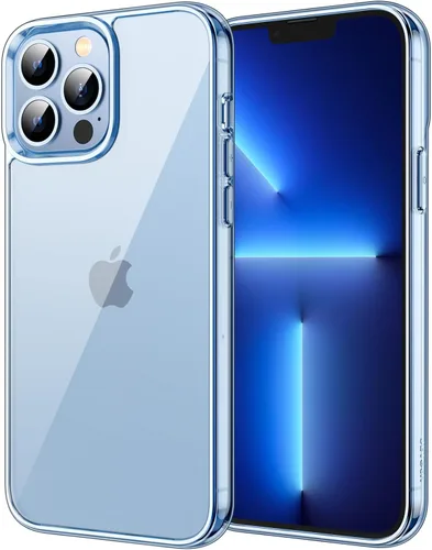 Vista 8 de JETech - Funda para iPhone 13 Pro Max de 17 cm, cubierta a prueba de golpes sin amarillamiento, con parte trasera transparente antiarañazos