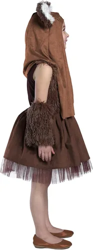 Vista 4 de Princesa Paradise - Disfraz de Star Wars Premium Wicket para niña 2T