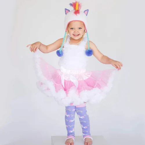 Vista 5 de Huggalugs Gorro de unicornio para bebés, niños pequeños y adultos